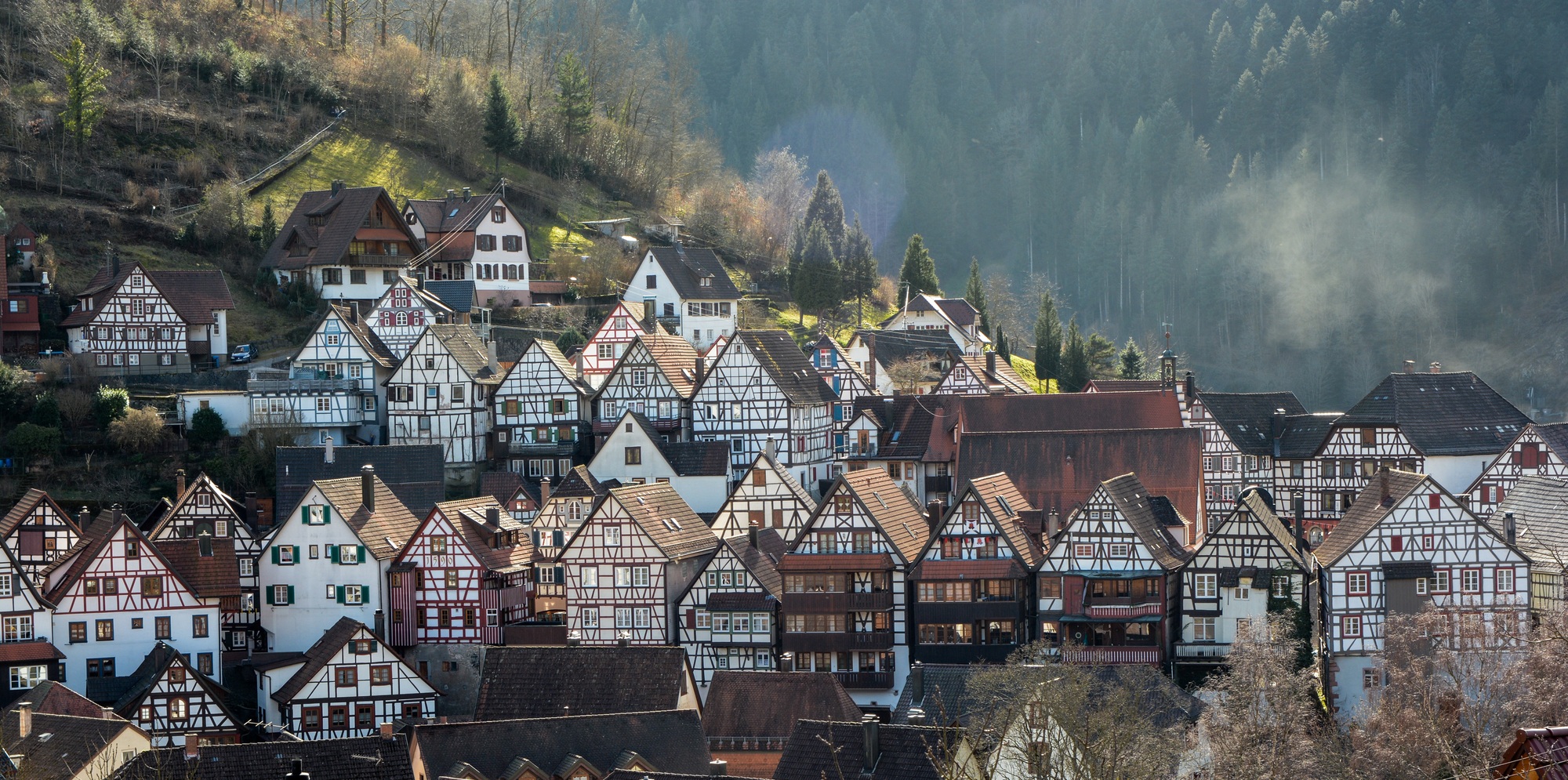 The lovely village of Schiltach in the Black Forest